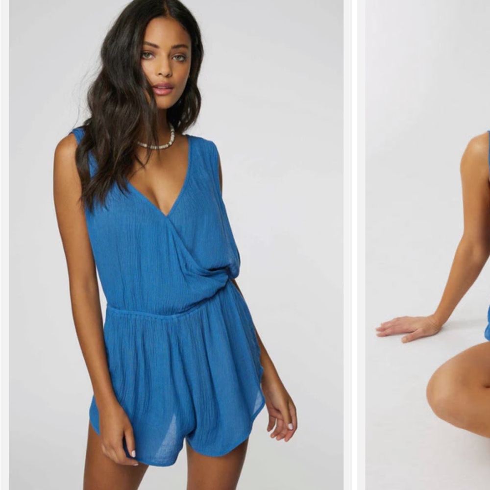 NEW WITH TAGS ONEIL Women’s cover up Blue Romper